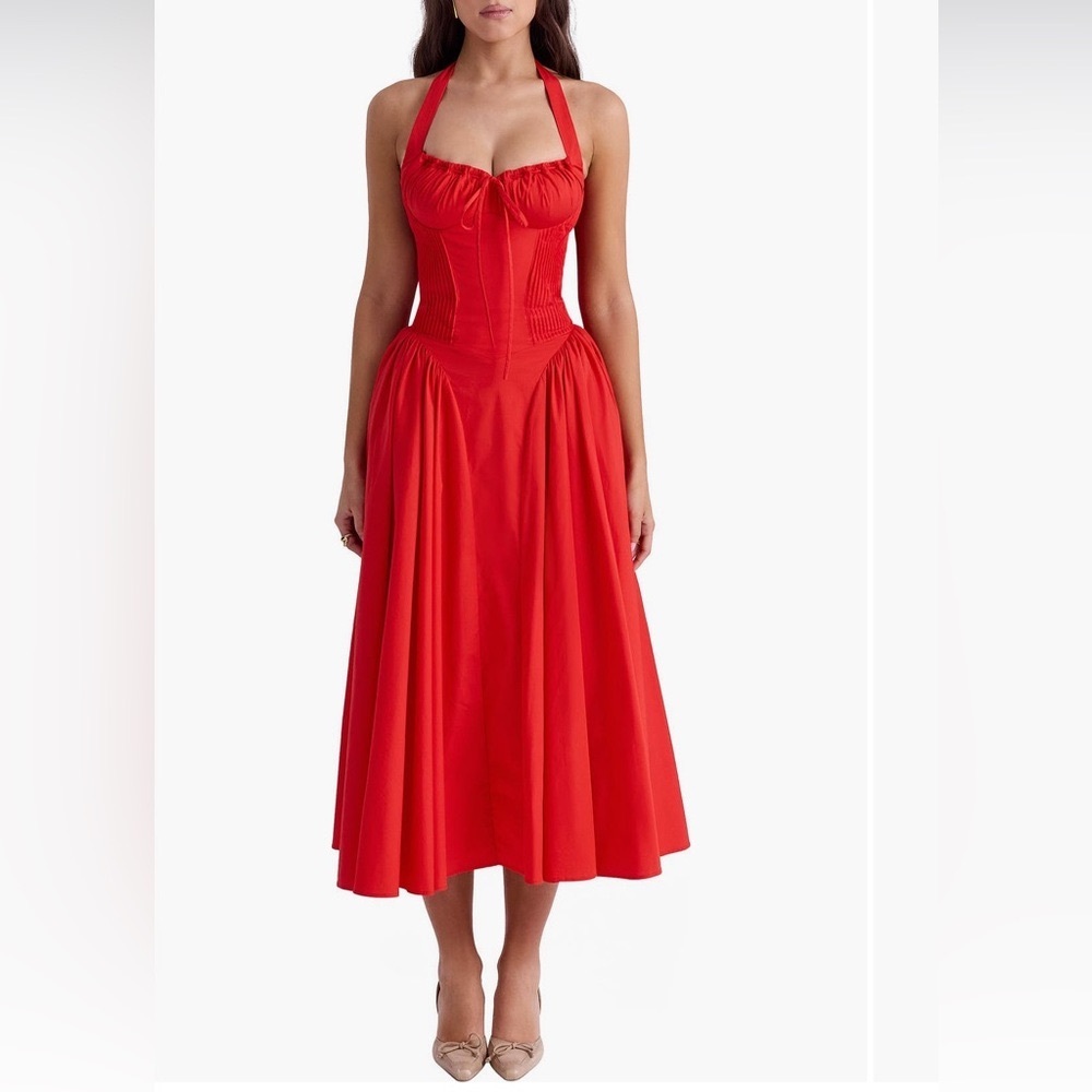 House of CB Adabella halter corset dress
